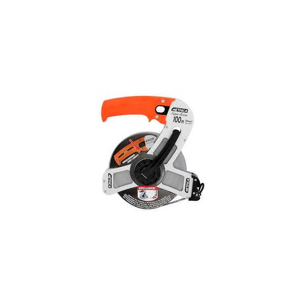 RUBAN DE MESURE EN METAL 100M SUPER ACTION STEEL METRICA