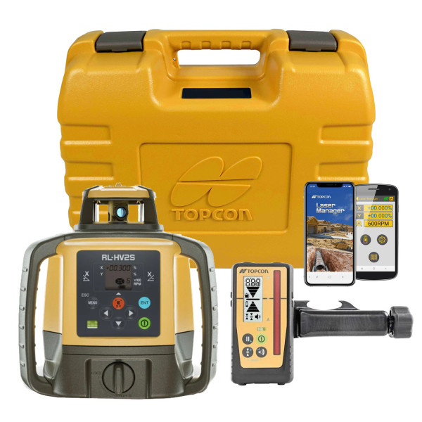 LASER DOUBLE PENTE TOPCON RL-HV2S CELLULE LS-100D