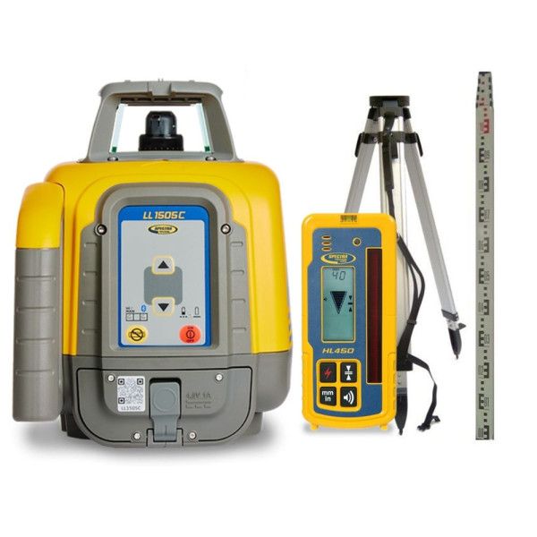 NIVEAU LASER SPECTRA LL1505C-4 / CELLULE HL450 / TREPIED ET MIRE